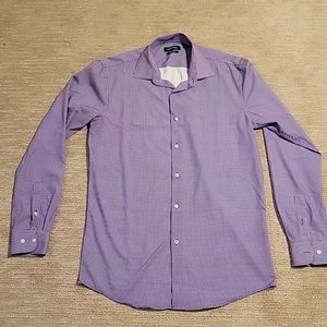 Purple Nautica Slim Fit Button Down